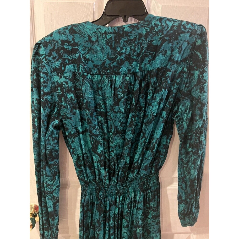 VIRGO II Dress Womens Sz 12 Shoulder Pads Midi Whimsygoth romantic Vintage Y2K - Picture 7 of 8